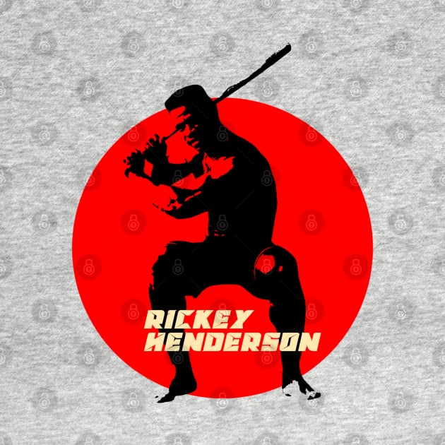 RICKEY HENDERSON t-shirt by Suhucod